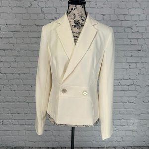 Bloomingdale's Cream Blazer (6)